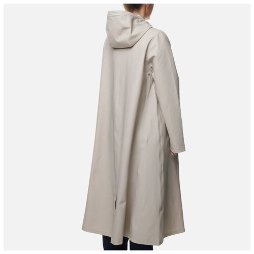 фото Женская куртка дождевик stutterheim mosebacke long бежевый, размер s
