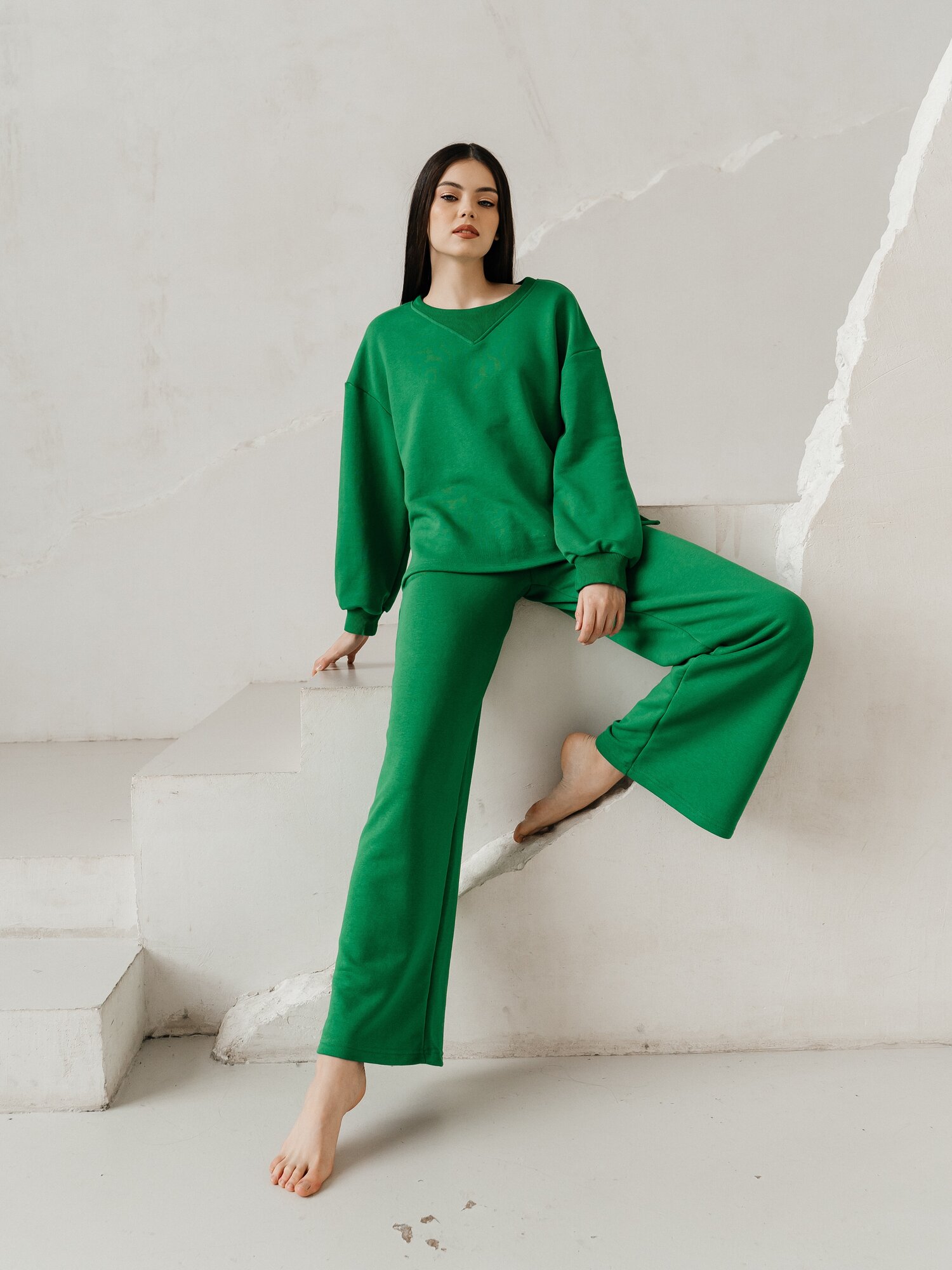 Комплект одежды Impresa, размер 46-48, зеленый