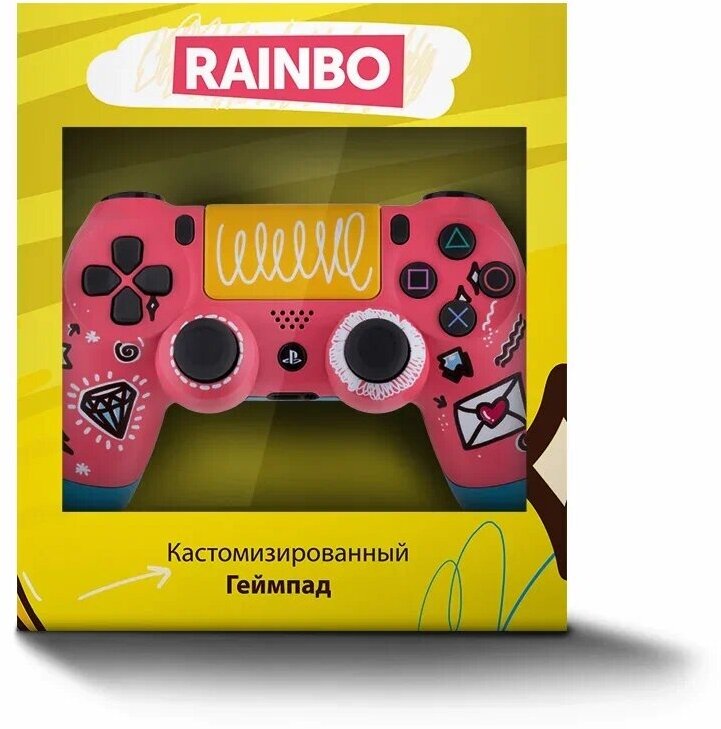 Геймпад для консоли PS4 PlayStation 4 Rainbo - фото №9