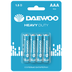 Батарейка Daewoo AAA/LR03 1.5В Heavy Duty - изображение