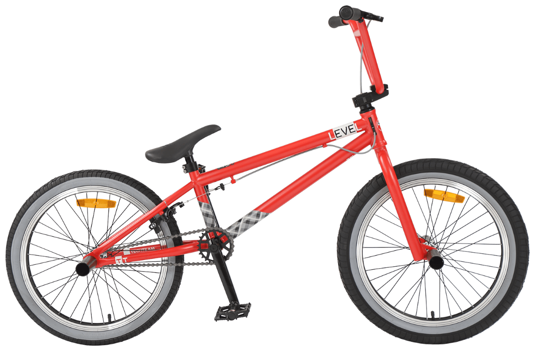 Велосипед BMX TechTeam Level 20 (2020) красный 20.5" (требует финальной сборки)