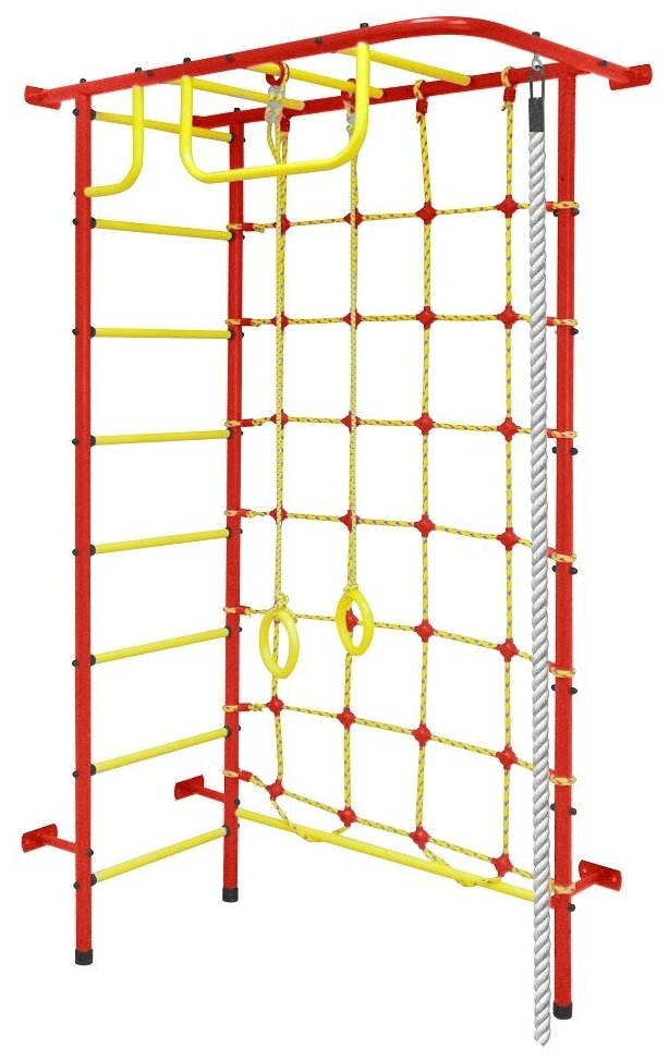 Детский спортивный комплекс Пионер 8, красно/жёлтый