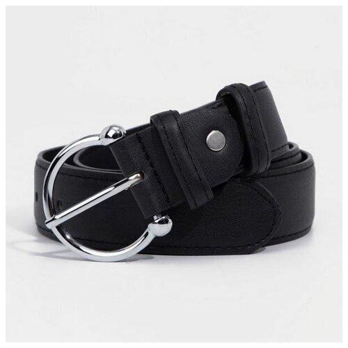 фото Ремень сима-ленд, размер 105, черный сима-лэнд