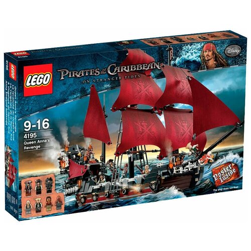 LEGO Pirates of the Caribbean 4195 Месть королевы Анны, 1097 дет.