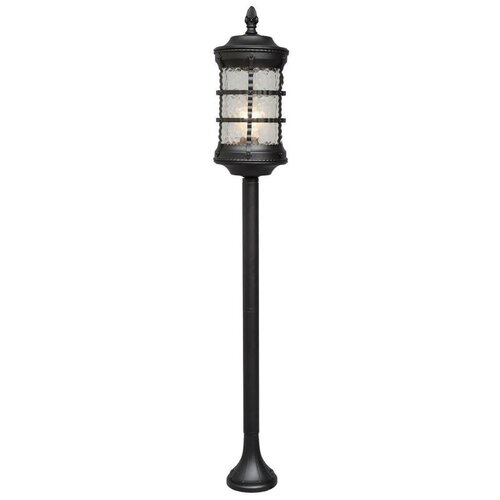 De Markt Уличный светильник Донато 810040501, E27, 95 Вт, цвет арматуры: черный, цвет плафона бесцветный