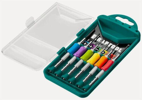 Изображение товара Набор часовых отверток для точных работ KRAFTOOL Precision-6