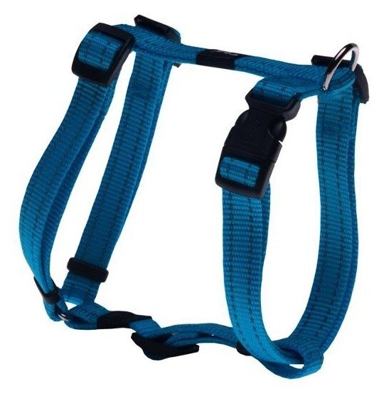 Шлейка Rogz Classic Harness L (SJ06) голубой, L - фотография № 3