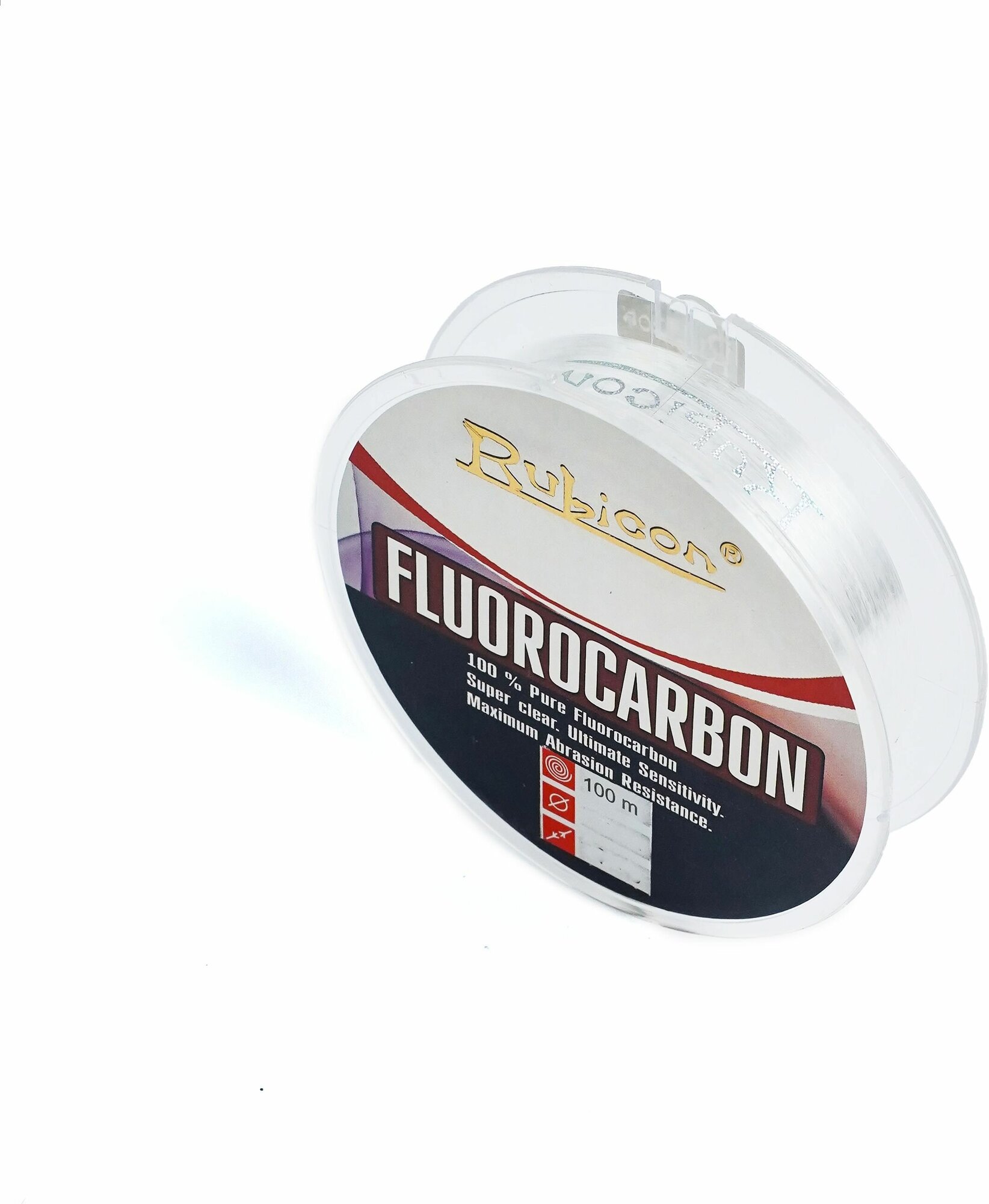 Леска флюорокарбон Rubicon 020мм 100м прозрачная 462100-020