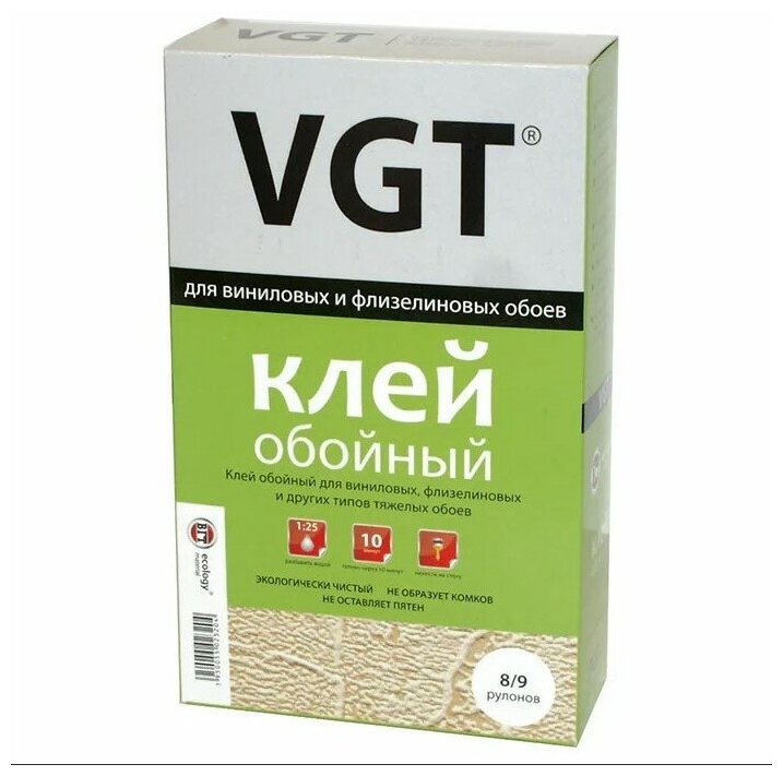 Клей для виниловых и флизелиновых обоев VGT (0,3кг)