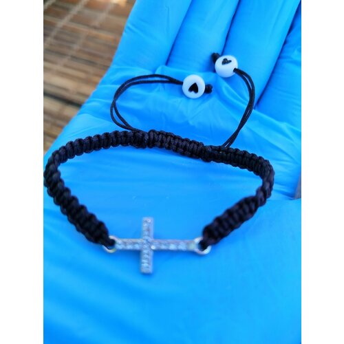 фото Браслет-нить, 1 шт., черный нет бренда