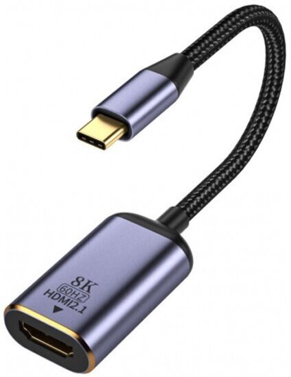 Адаптер KS-IS KS-773 8K USB Type C (M) в HDMI (F) - фотография № 3