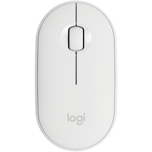 Мышь компьютерная Logitech Pebble M350 белый (910-005716) мышь беспроводная logitech pebble m350 синий usb bluetooth