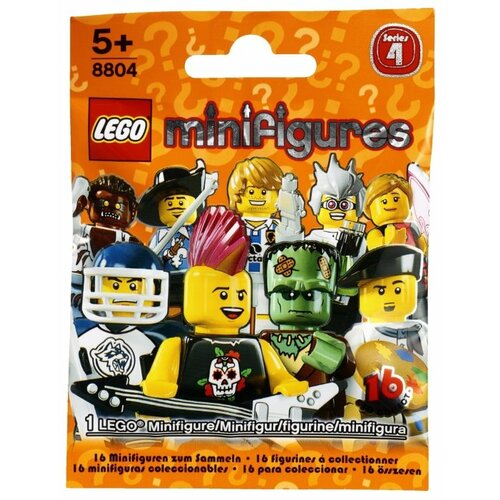 Конструктор LEGO Collectable Minifigures 8804 Серия 4, 8 дет.