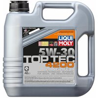 HC-синтетическое моторное масло LIQUI MOLY Top Tec 4200 5W-30, 4 л, 1 шт.