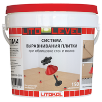 Система укладки плитки, ведро 150шт. Litolevel Litokol 13323