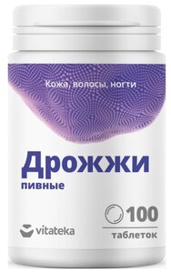 Фото Vitateka Дрожжи пивные таб. 500 мг №100