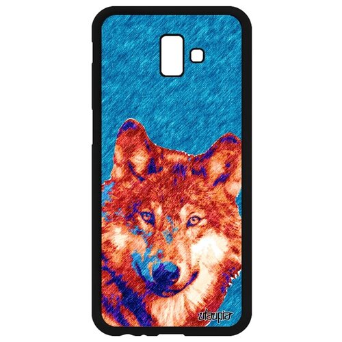 фото Чехол на телефон samsung galaxy j6 plus 2018, "дикий волк" хаски хищник utaupia