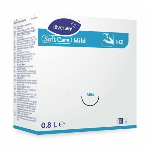 Картридж с жидким мылом Diversey Soft Care Mild смягч эф 6шт/уп 800мл
