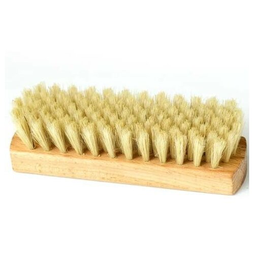 Щетка для обуви Guin - средняя, натуральный светлый ворс, ручка бук, 140*40*16