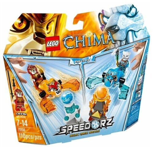 Конструктор LEGO Legends of Chima 70156 Лёд против Пламени, 110 дет.