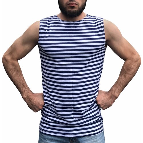 фото Мужская майка-тельняшка rus 48-50 военпро