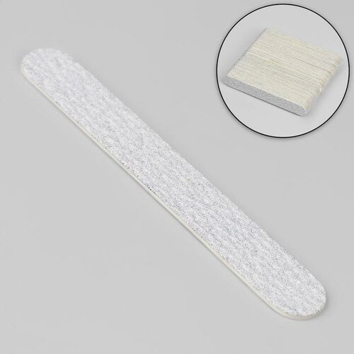 Пилка - наждак Классика на деревянной основе абразивность 120 10 см фасовка 50 шт цвет серый50 шт 625₽