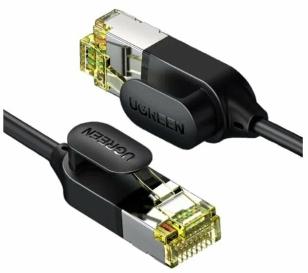 Сетевой кабель Ugreen NW149 Cat.7 2m Black 80417