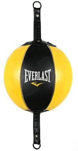 Груша на растяжках Everlast 22.5см черная/желтая