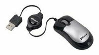 Компактная мышь Targus Mini Optical Retractable Mouse PAUM009E Black-Silver USB
