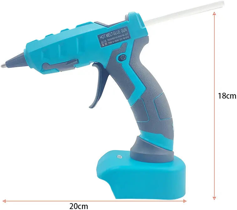 Клеевой пистолет 7мм под Аккумулятор 18V (без аккумулятора) - фотография № 9
