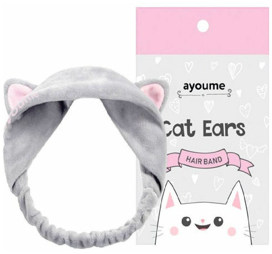 Ayoume Повязка для волос Кошачьи ушки AYOUME Hair Band Cat Ears