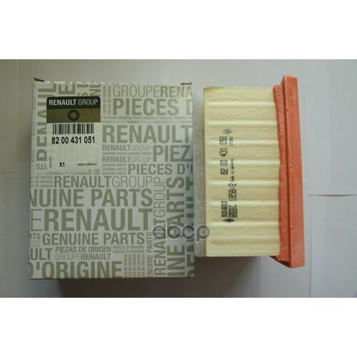 Элемент Фильтрующий Воздушный Renault Logan1F1 F2 Sandero Megane12 Laguna12 Clio2 Kangoo Oem RENAULT арт 8200431051 285₽