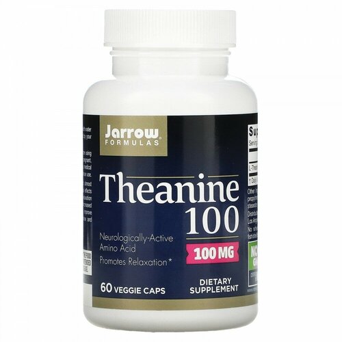 Jarrow Formulas Theanine - Теанин 100, 100 мг 60 вегетарианских капсул