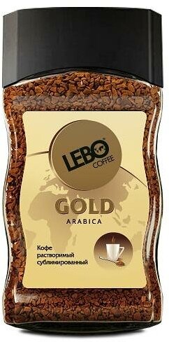 Кофе растворимый Lebo Gold 100г с/б кристаллизованный