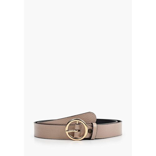 фото Ремень olio rosti, натуральная кожа, для женщин, длина 110 см., бежевый