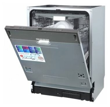 Встраиваемая посудомоечная машина 60 см Kraft Technology TCH-DM609D1404SBI - фотография № 1