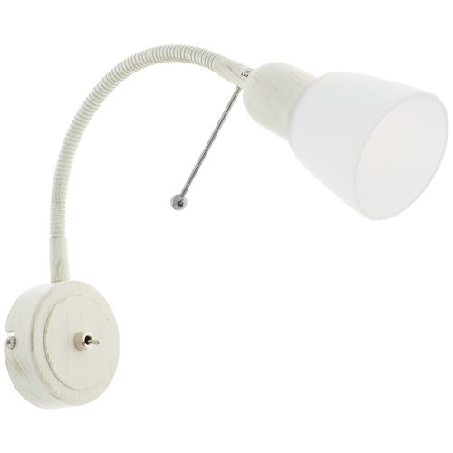фото Бра arte lamp lettura a7009ap-1wg, с выключателем, 40 вт