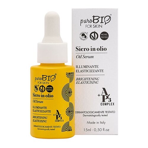 Купить PuroBio Сыворотка для сухой кожи Oil Serum brightening elasticising, 15 мл