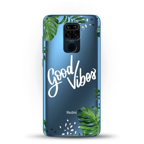 фото Силиконовый чехол good vibes на xiaomi redmi note 9 andy & paul