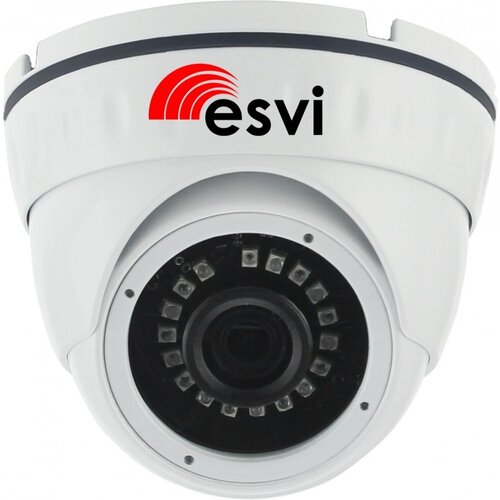 EVC-IP-DN5.0-CG-P/M (XM) купольная уличная IP видеокамера, 5.0Мп, f=2.8мм, POE, микрофон