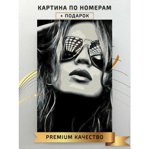 Картина по номерам Девушка Арт / Girl Art холст на подрамнике 40*60