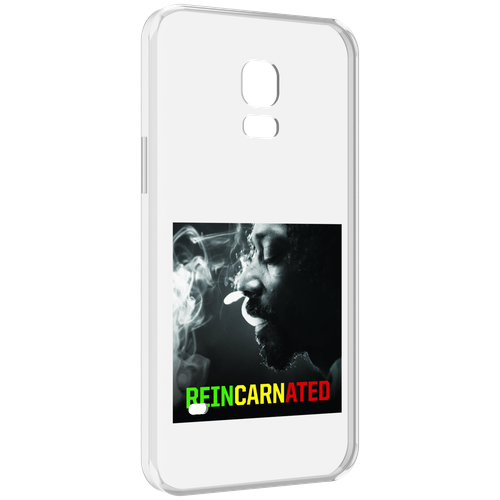 Чехол MyPads Snoop Dogg REINCARNATED для Samsung Galaxy S5 mini задняя-панель-накладка-бампер