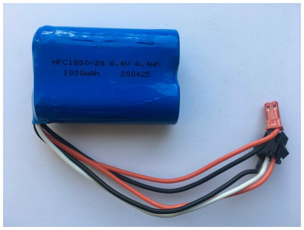 Аккумулятор 18500 LI-ION 6.4V 1000 MAH разъем SM3 JST