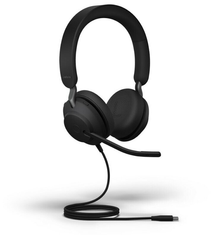 Jabra Evolve2 40 USB-C UC Stereo черный
