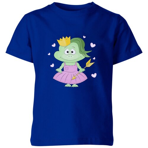 Футболка Us Basic, размер 4, синий мужская футболка лягушка царевна s зеленый
