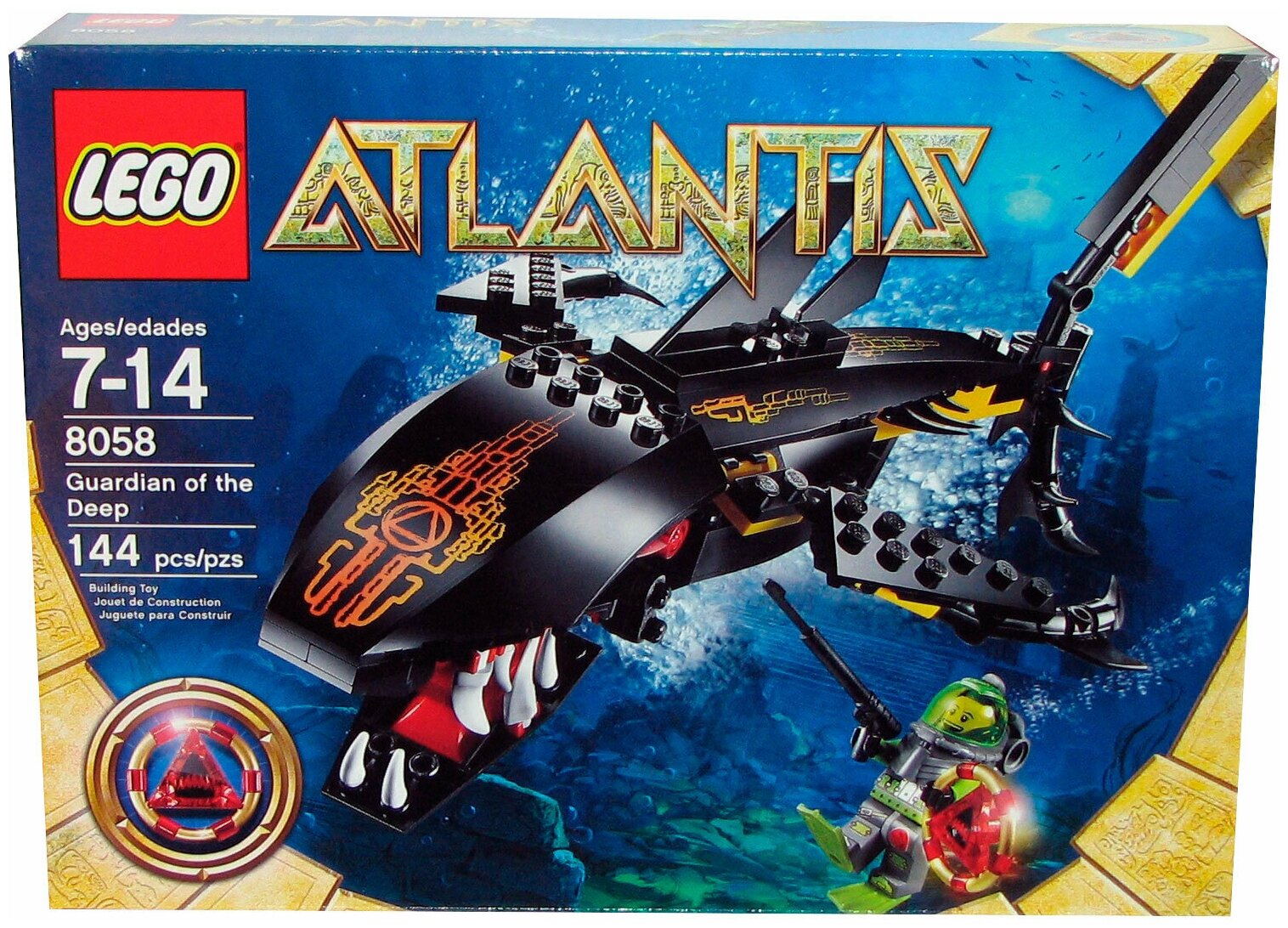 Конструктор LEGO Atlantis 8058 Страж глубин, 144 дет.