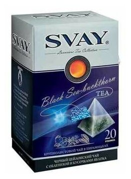 Чай Svay Black Sea-buckthorn пирамидки 20*2,5г (12к)