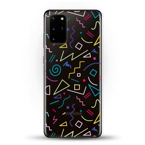 фото Силиконовый чехол цветной узор на samsung galaxy s20+ andy & paul