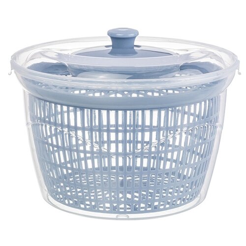 Сушилка для зелени Серо-голубая механическая центрифуга 25x25x16 см 45 литра 260800₽