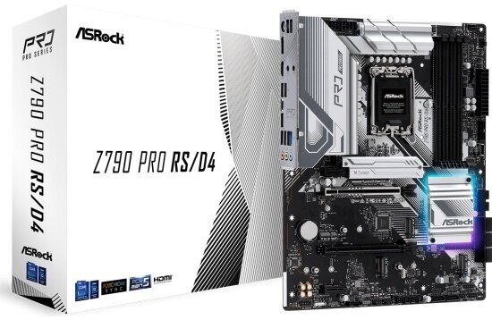 Материнская плата Asrock Z790 PRO RS/D4 (LGA1700, ATX)